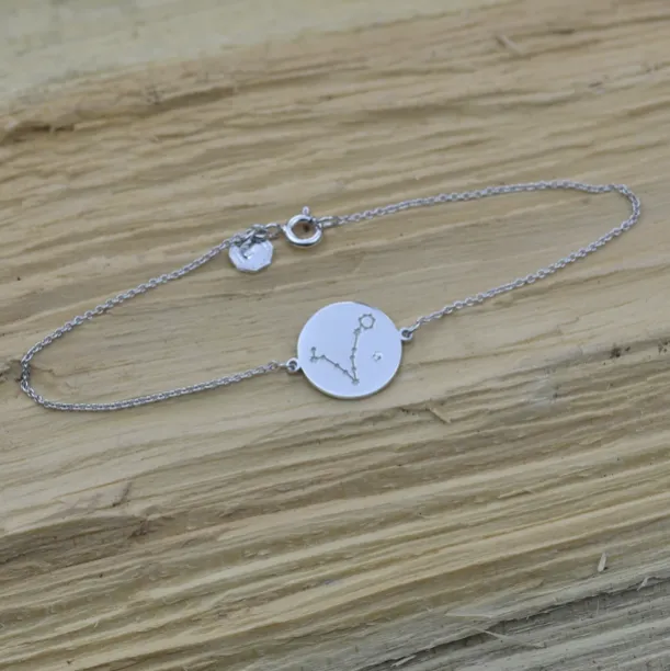 Silver bracelet with a zodiac constellation ZODIA Image