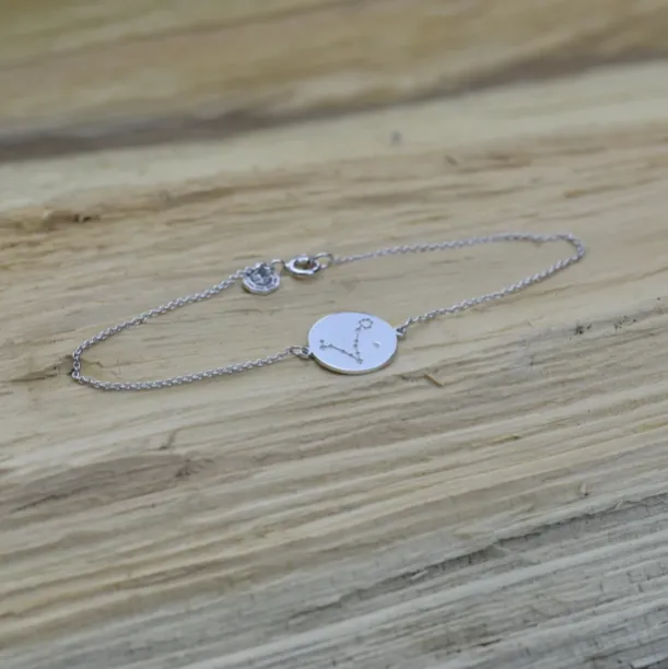 Silver bracelet with a zodiac constellation ZODIA Image