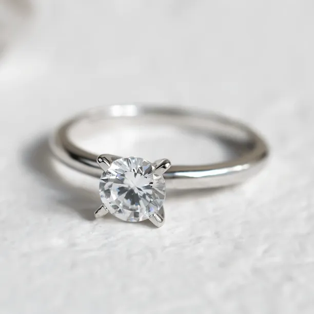 Platinový prsten s diamantem 0.4ct VEITA Image