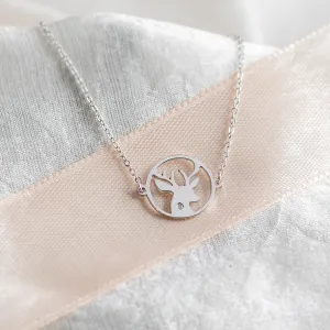APRIL Silver bracelet with a diamond Thumbnail