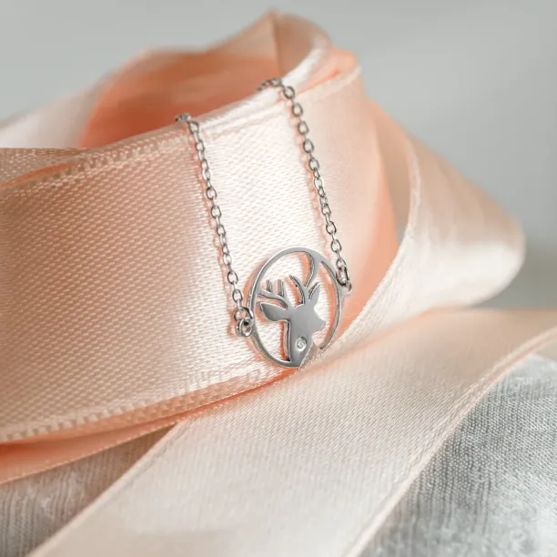 APRIL golden  bracelet with a diamond Image
