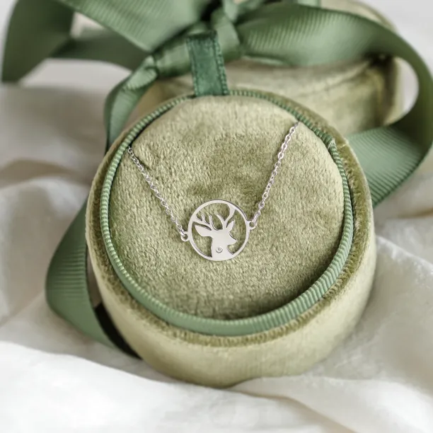 APRIL golden  bracelet with a diamond Image