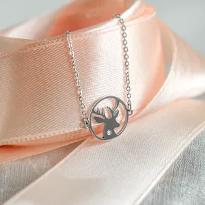 APRIL golden  bracelet with a diamond Thumbnail