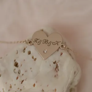 VICKY golden bracelet with a diamond Thumbnail