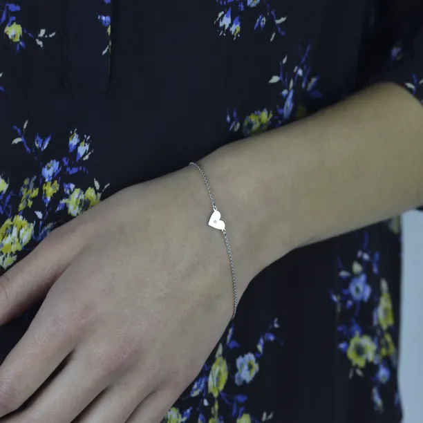CINDY golden bracelet with a diamond Image