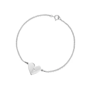 CINDY golden bracelet with a diamond Thumbnail