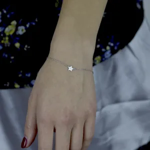 ANITA golden bracelet with a diamond Thumbnail