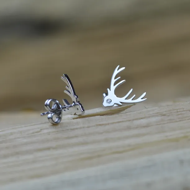 Stylové stříbrné náušnice s diamanty LOIS Image