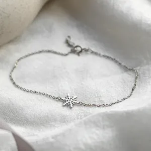 CORA gold bracelet with a diamond Thumbnail