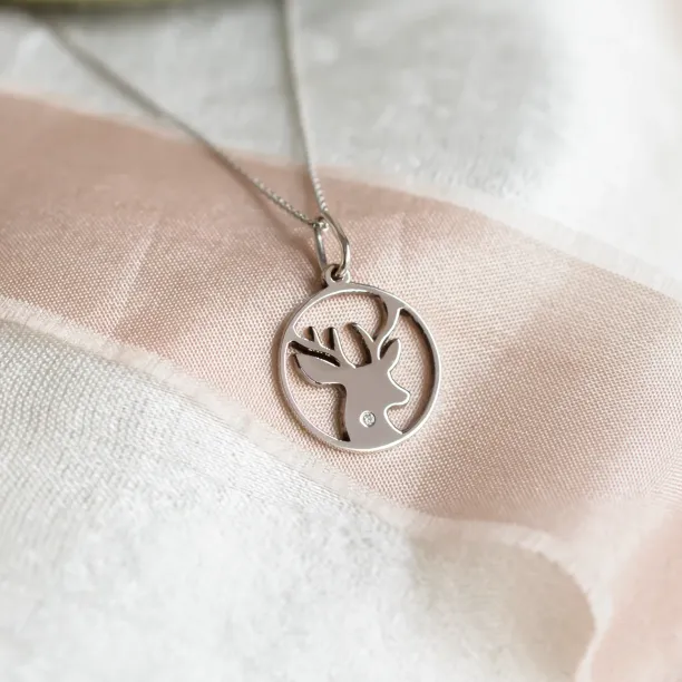Zlatý přívěsek s diamantem IVY Image