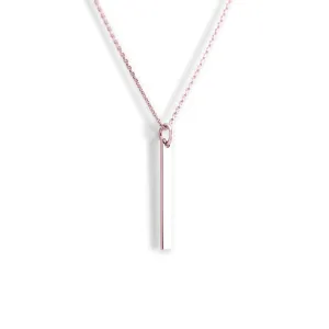 Golden minimalist necklace with engraving option ODDA Thumbnail