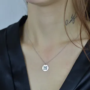 Přívesek se zašifrovaným QR-kódem + rytí na protější straně EVA Thumbnail