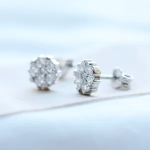 GRACI classic silver zirkons earrings Thumbnail