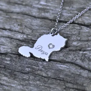 MUYA cat shape silver pendant Thumbnail