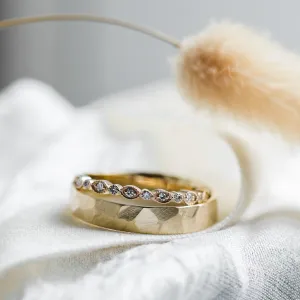 Gold diamond wedding rings LATI Thumbnail
