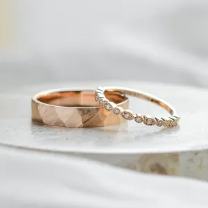 Gold diamond wedding rings LATI Thumbnail