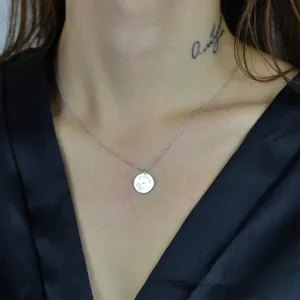 MORI golden pendant with dog traces