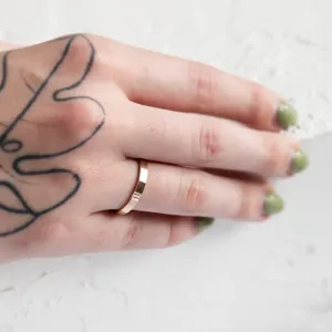 White gold wedding rings with a secret heart ADELIA  Thumbnail