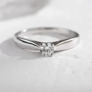 Zásnubní zlatý prsten s diamantem 0.25ct  LOVIN Thumbnail