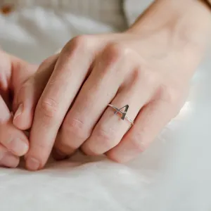 SKIBI name diamond ring Thumbnail