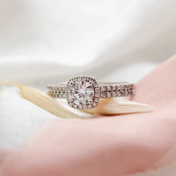 Gold diamond engagement ring KATI Image