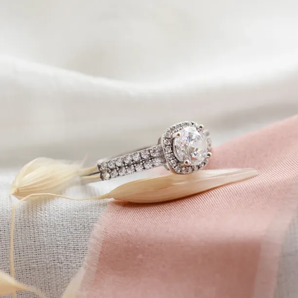 Gold diamond engagement ring KATI Image