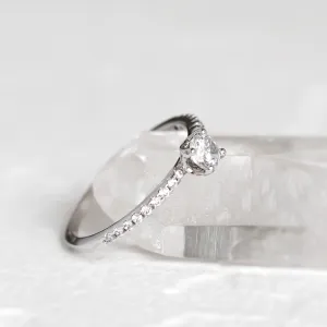 Minimalistický zásnubní prsten s diamanty 0.38ct KATVI Thumbnail