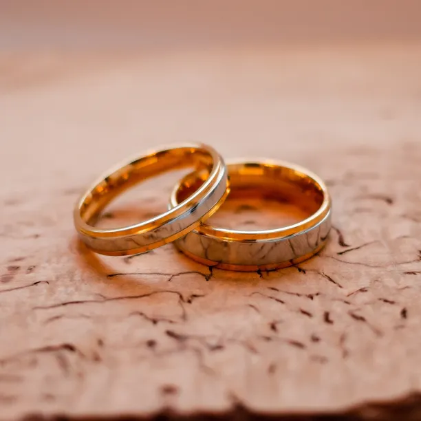 Combination gold wedding rings TASE Image