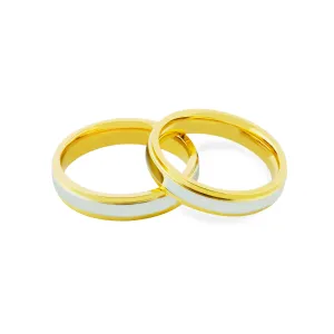 Combination gold wedding rings TASE Thumbnail
