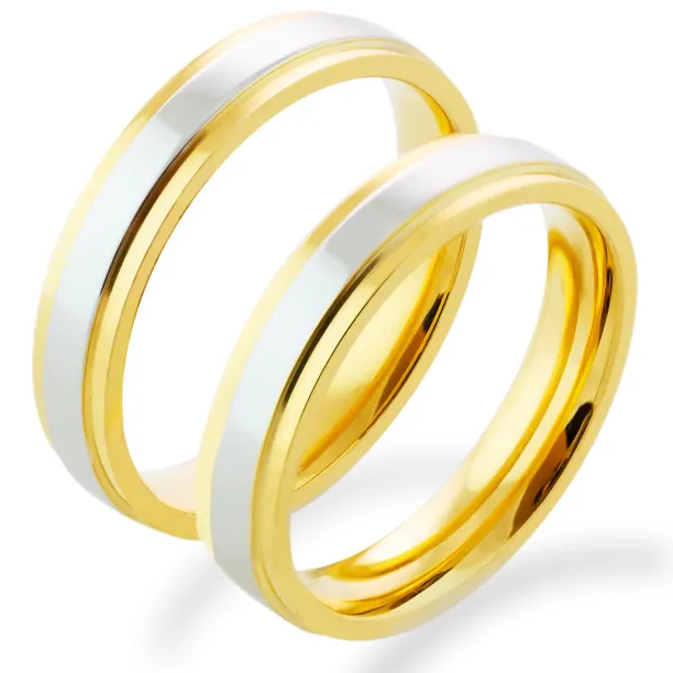Combination gold wedding rings TASE Image