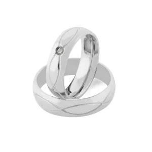 HERA gold diamond wedding rings Thumbnail