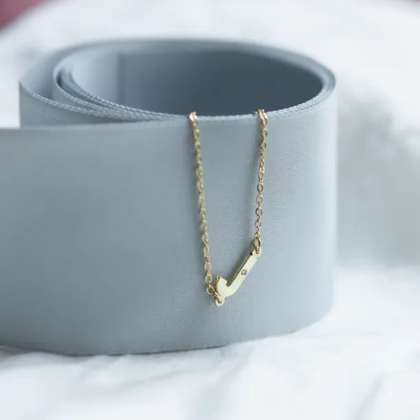 KALIN name gold diamond bracelet Image