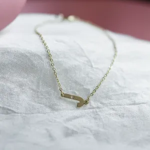 KALIN name gold diamond bracelet Thumbnail
