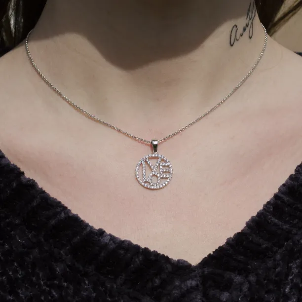 Stříbrný přívěsek se zirkony LITTE Image