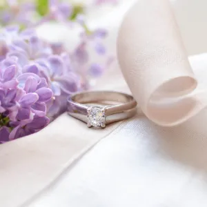 HEIM silver ring with zircon in a wider product view