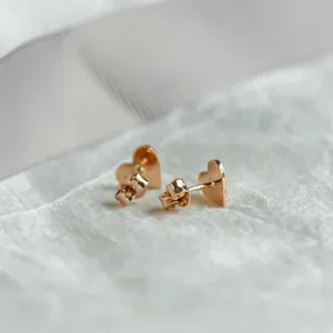 Zlaté minimalistické náušnice s gravírem a diamanty SVETTE Thumbnail
