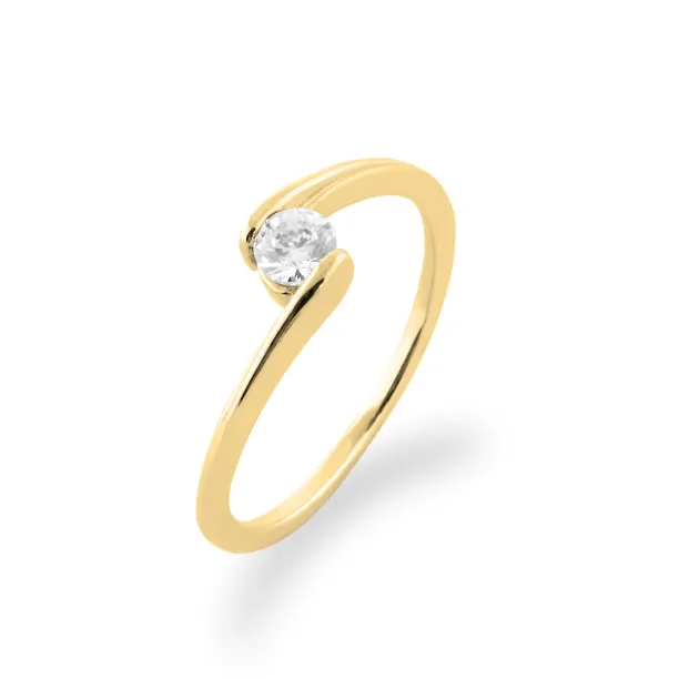 Original engagement ring with diamond HELSE Image