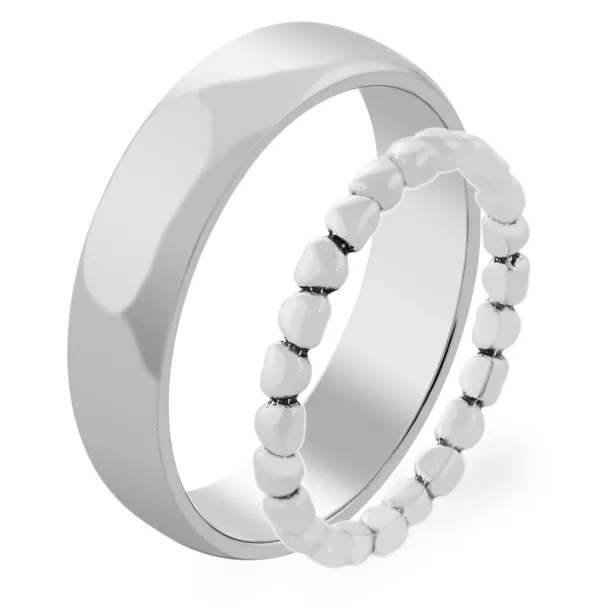 RINDAL heart shape gold wedding ring Image