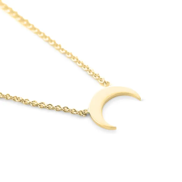 VITKE crescent-shape gold necklace Image