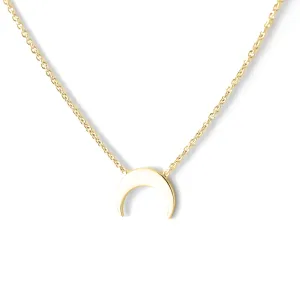 VITKE crescent-shape gold necklace Thumbnail