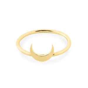MISE crescent shape gold ring  Thumbnail
