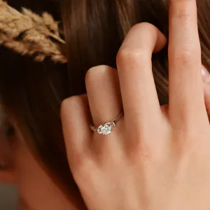 Zásnubní prsten s diamantem 0.4ct RISTE Thumbnail