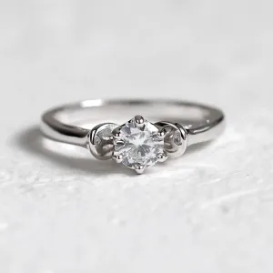 Zásnubní prsten s diamantem 0.4ct RISTE Thumbnail