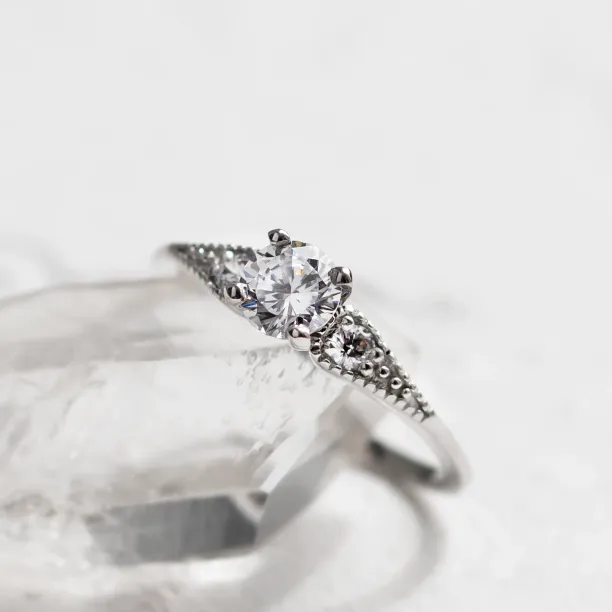 ORSET gold diamond engagement ring Image