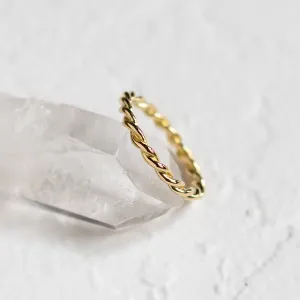 Gold minimalist wedding rings VALO Thumbnail