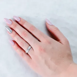 Hammered gold wedding rings BOME Thumbnail