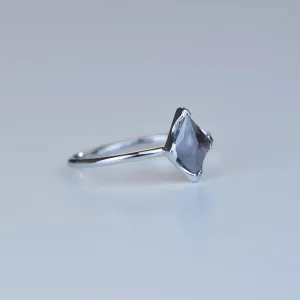 Gold diamond ring in an authentic cut ERICA Thumbnail
