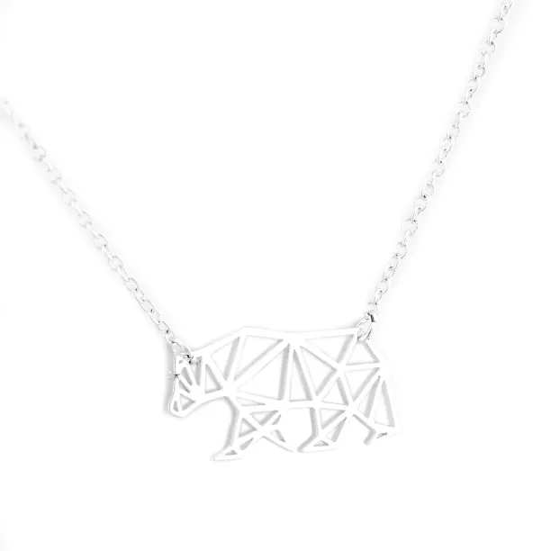 Sterling silver necklace with polar bear BALLE Image