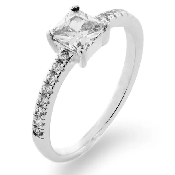 Zásnubní zlatý prsten s diamanty 0.6ct VIBKE Image