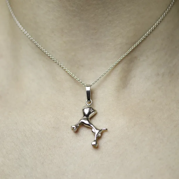 BANDE original silver pendant with the dog figure Image